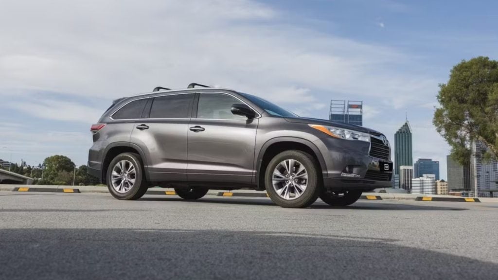 Toyota Kluger SUV rental in Margaret River