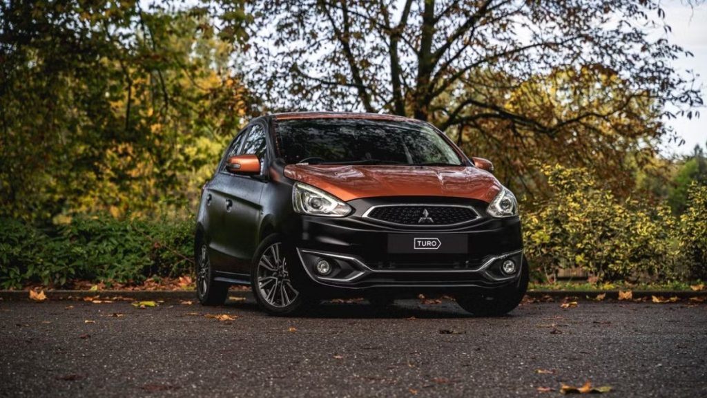 Mitsubishi Mirage hatchback rental on Turo near Cornwall