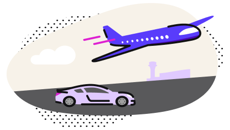 airport illustration