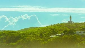 With a view like this at the end (a view of the Cape Byron Lighthouse), the Sydney to Byron Bay road trip is worth it.