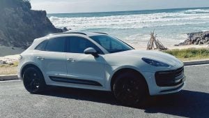 A Porsche Macan, the perfect car for driving Canberra to Sydney