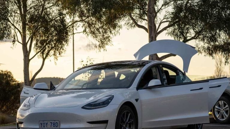 Tesla Model 3 available on Turo in Canberra for the ultimate Batemans Bay to Canberra road trip