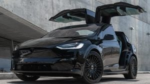 Tesla Model X, available for hire on Turo