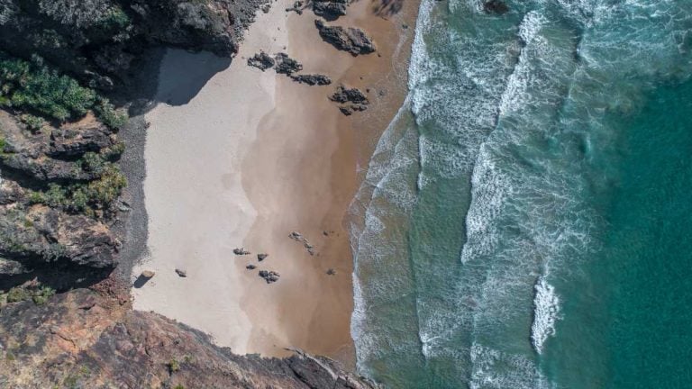 The best Sunshine Coast lookouts: A complete guide. Aerial view of Noosa National Park (featured photo)