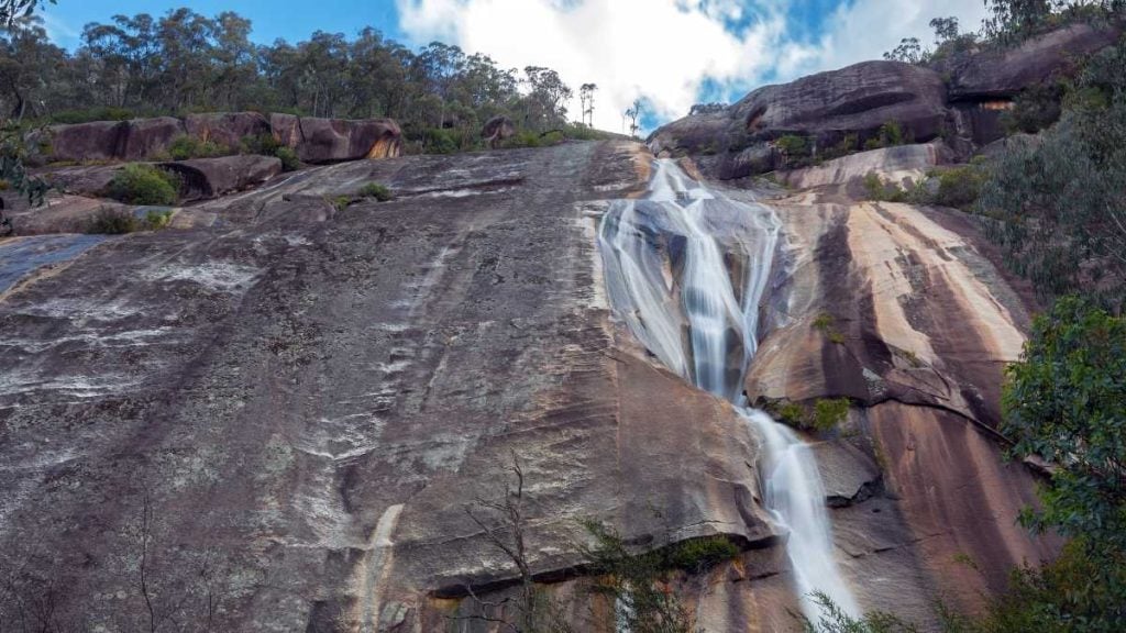 The Great Alpine Road. Eurobin Falls, Mount Buffalo.