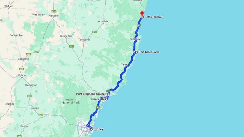12 month road trip around Australia itinerary (Month 1)