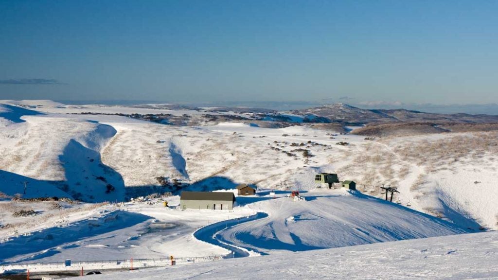 Mt Hotham landscape during winter