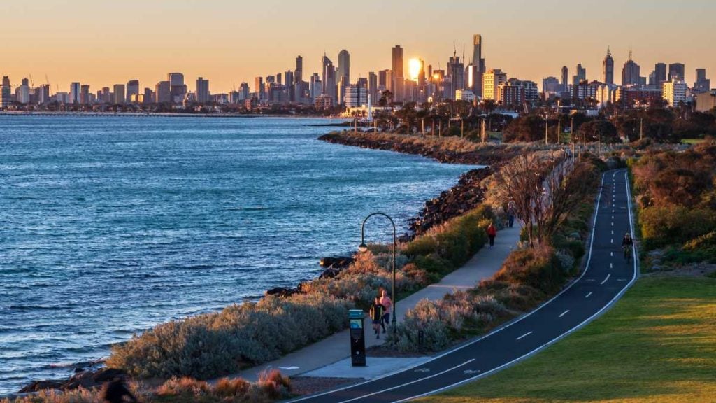 Scenic drives near Melbourne. Point Ormond
