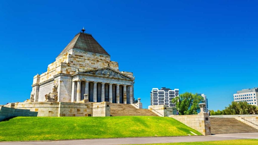 Shrine of Remembrance, Kings Domain