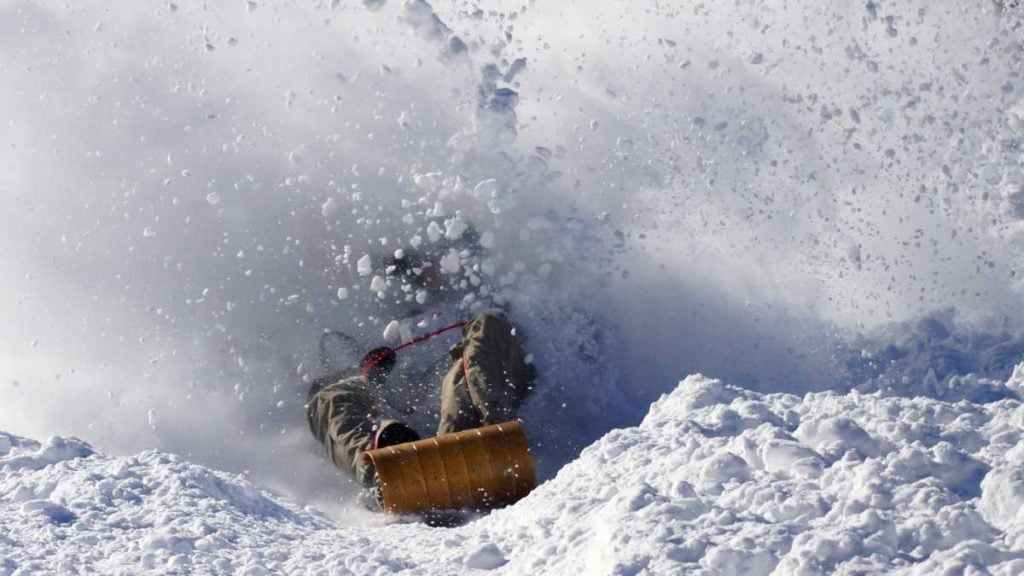 Tobogganing
