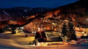 Bright To Falls Creek: The ultimate guide. Falls Creek ski village at night.