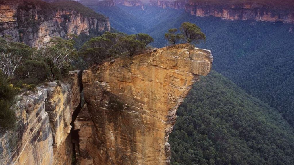 Hanging rock at Blackheath
