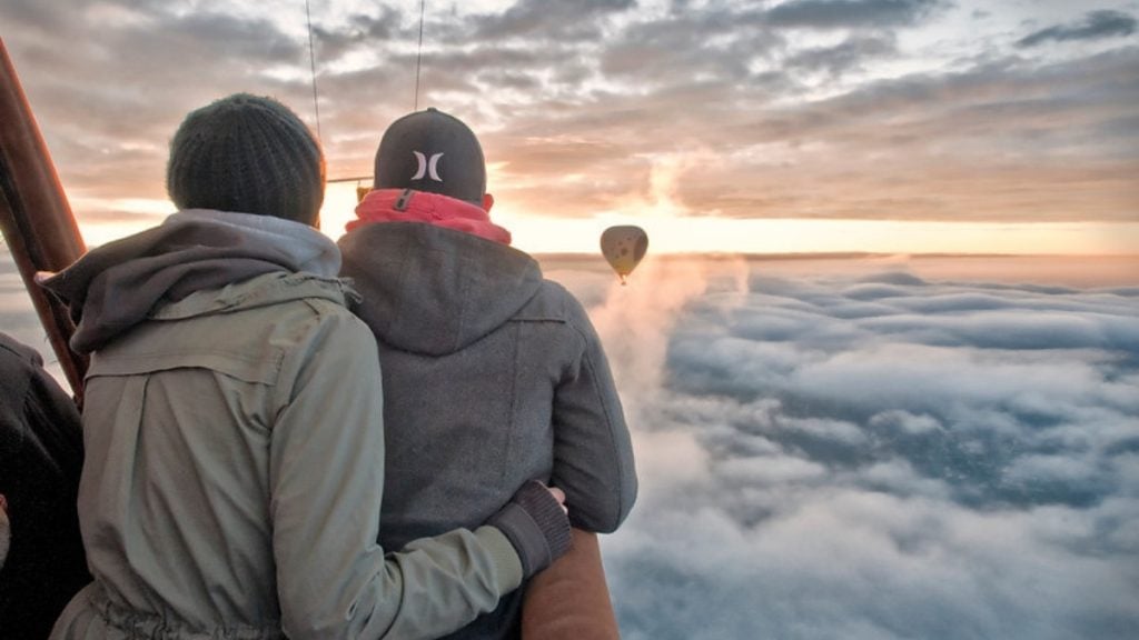 Hot air balloon ride over Geelong with Liberty Balloon Flights