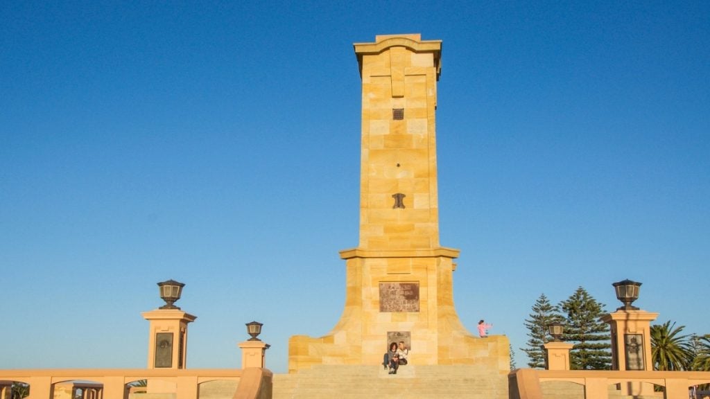 War memorial at Monument Hill in Fremantle