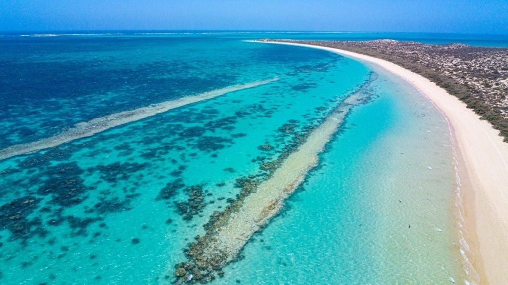 Aerial view of Ningaloo Reef