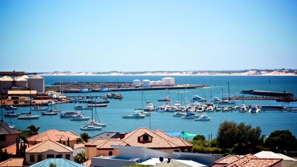 Bunbury Port in Western Australia