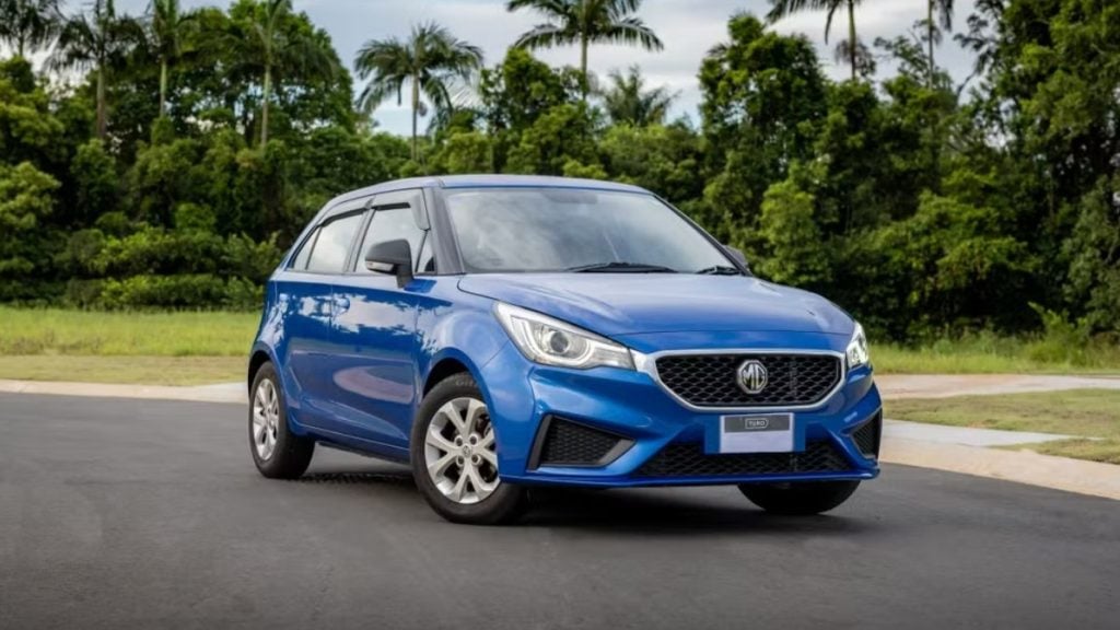 MG MG3 auto hatchback rental in Caloundra, Queensland