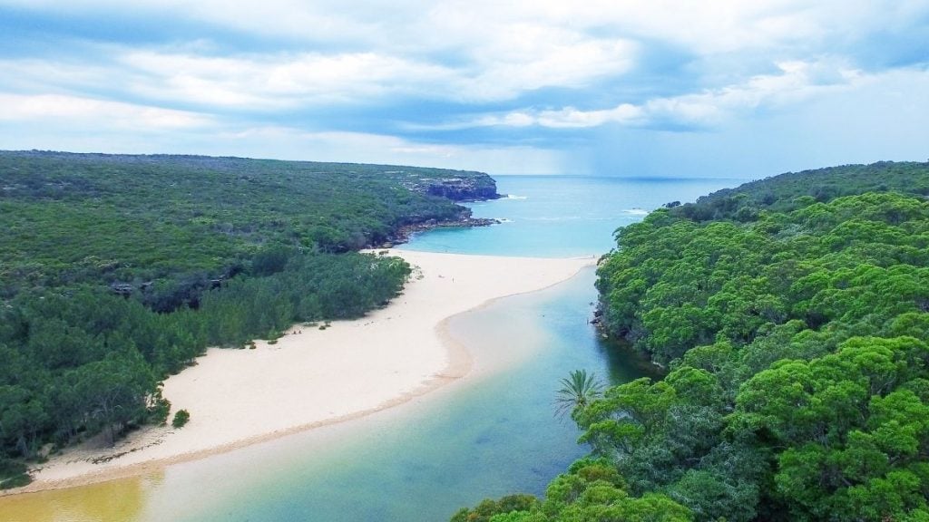 Wattamolla Beach in the Royal National Park, New South Wales, Australia