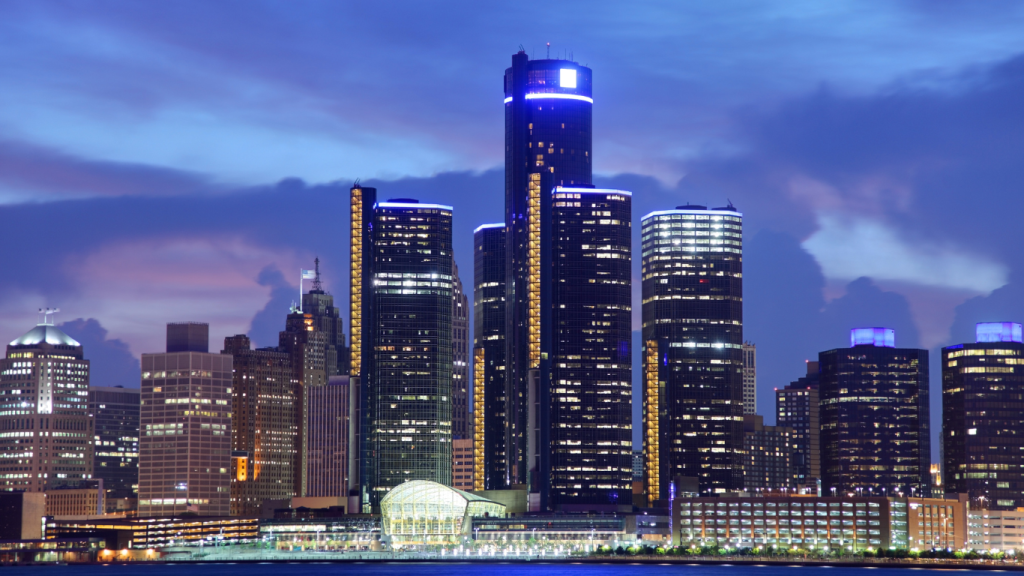 Toronto to Chicago drive: The ultimate road trip guide. Detroit, MI.