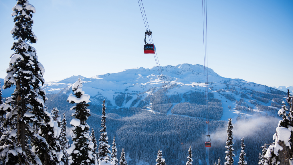 Top 5 things to do in Whistler during winter: Whistler Blackcomb, Whistler, BC.