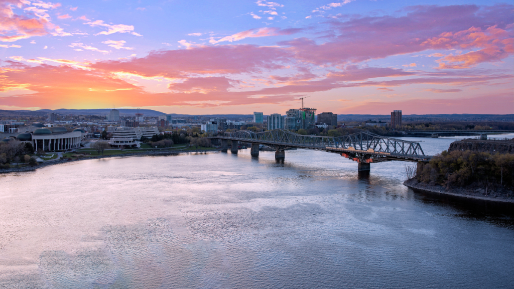 Top 5 things to do in Ottawa Gatineau, QC, and the Canadian Museum of History at sunset