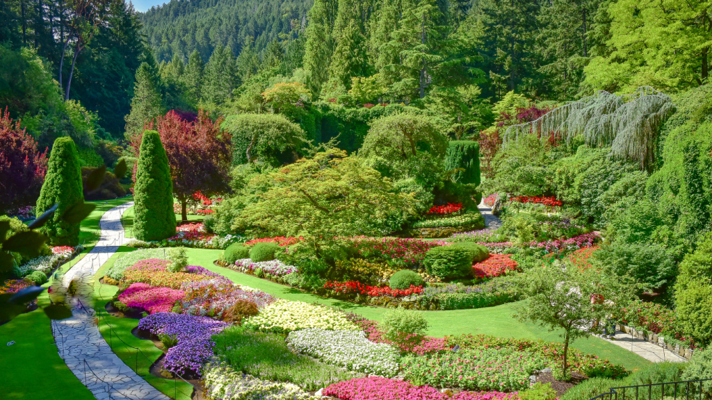 Victoria to Nanaimo drive: The ultimate road trip guide: Butchart Gardens.