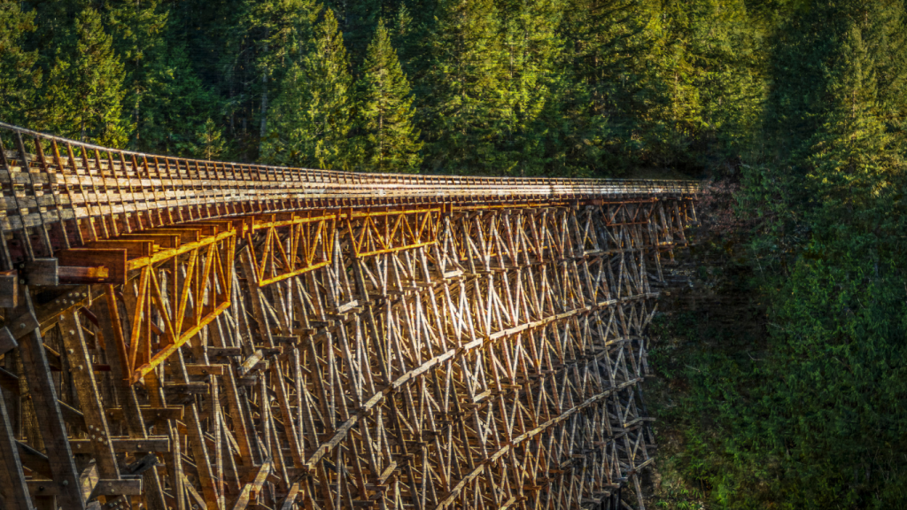 Victoria to Nanaimo drive: The ultimate road trip guide: Kinsol Trestle.