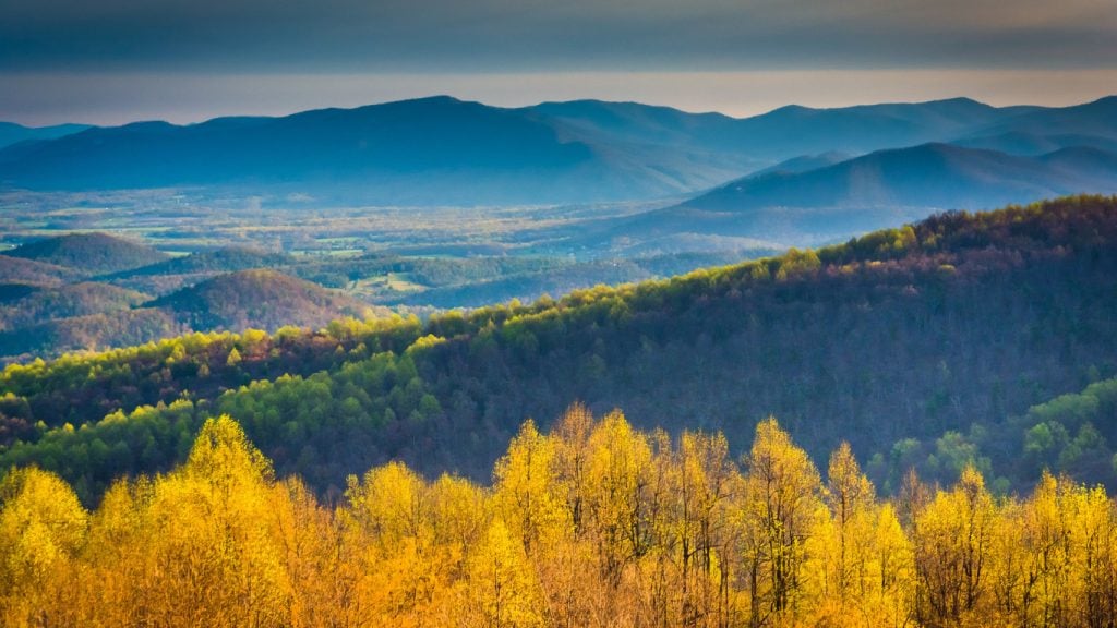 Montreal to Orlando drive: The ultimate road trip guide: Skyline Drive, Shenandoah National Park.