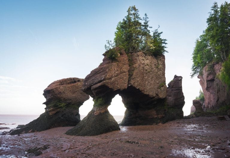 Moncton to Charlottetown drive: The ultimate road trip guide: Hopewell Rocks, New Brunswick.