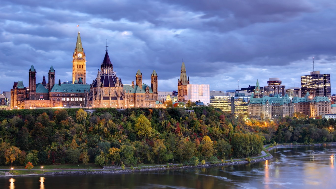 Ottawa to Prince Edward County drive: The ultimate road trip guide: Parliament Hill, Ottawa.