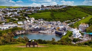 A view of Port Issac in north Cornwall, England