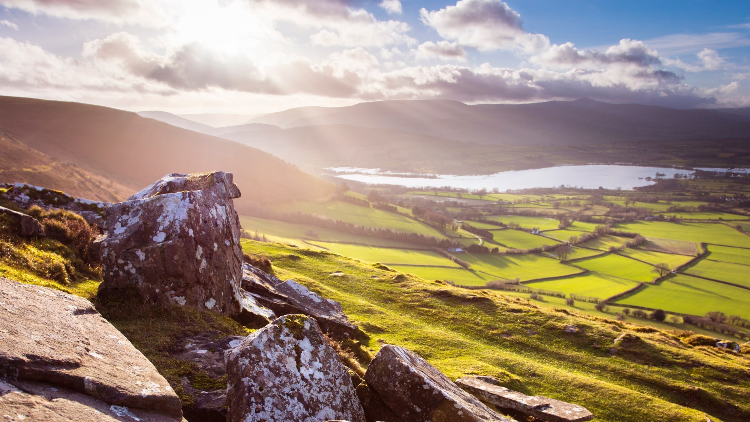 The Brecon Beacons in Wales