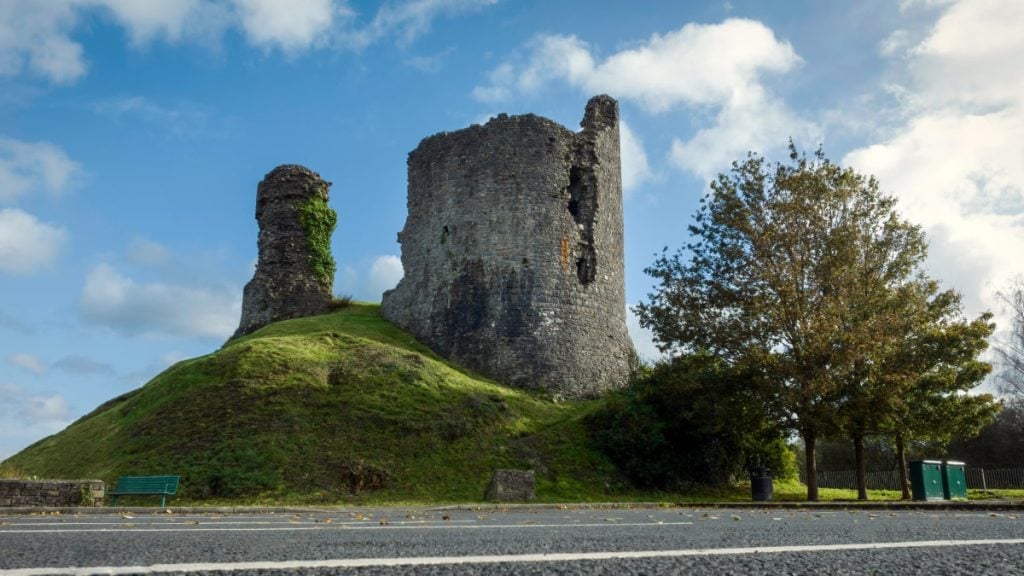Llandovery Castle ruins