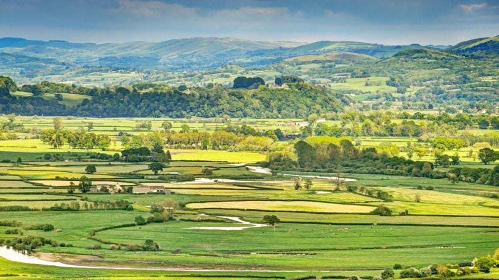 Tywi Valley in Wales