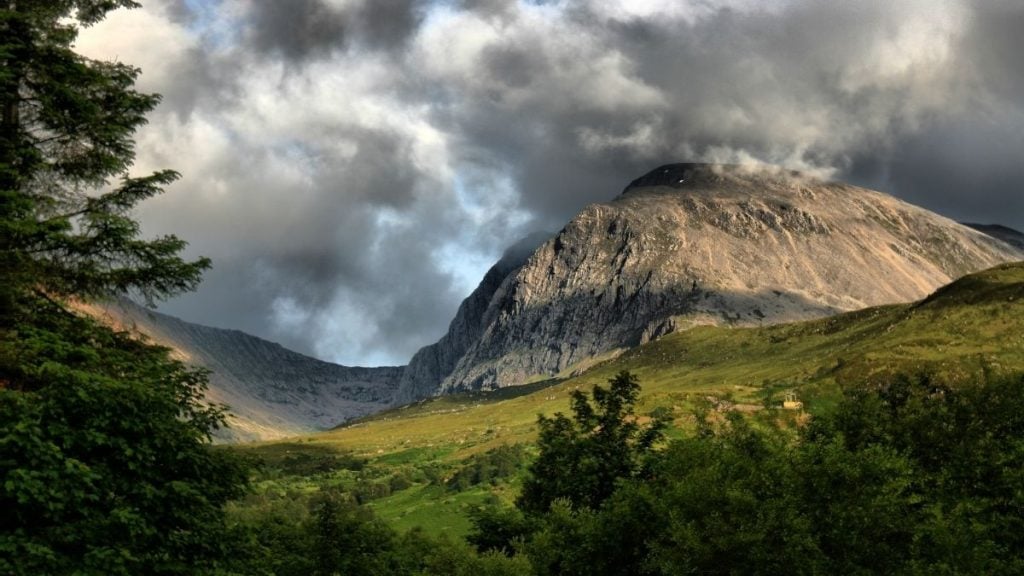 Ben Nevis the highest mountain in Scotland