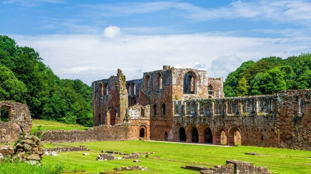 Furness Abbey in Barrow-in-Furness, England