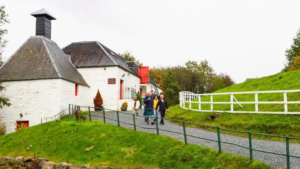 Edradour Distillery, the smallest distillery in Scotland