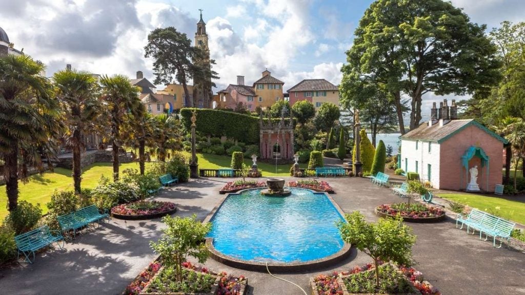 Village of Portmeirion in North Wales