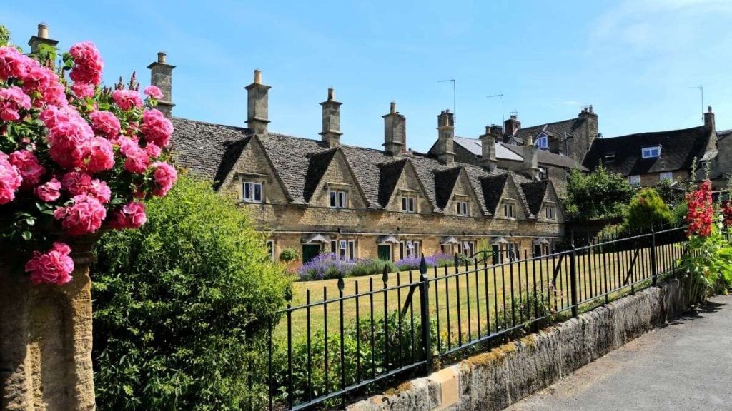 Stone Built Almshouses at Chipping Norton Town, England