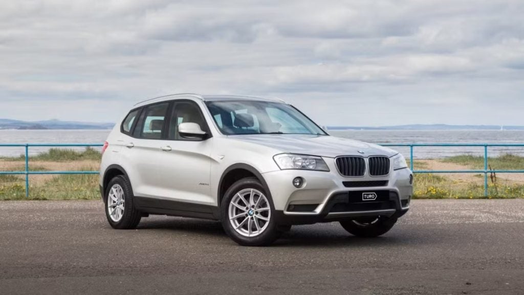 BMW X3 SUV rental in Edinburgh