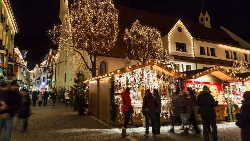 Christmas market in Vipiteno, Italy