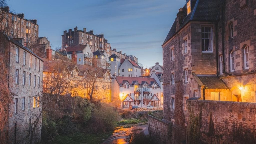 Dean Village in Edinburgh