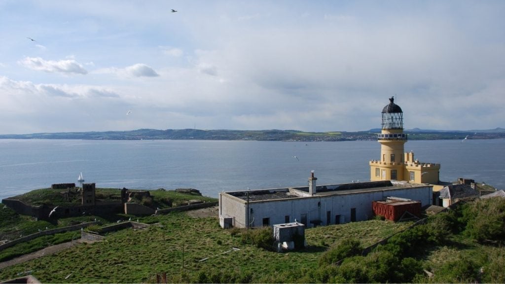 Inchkeith Island in the Firth of Forth