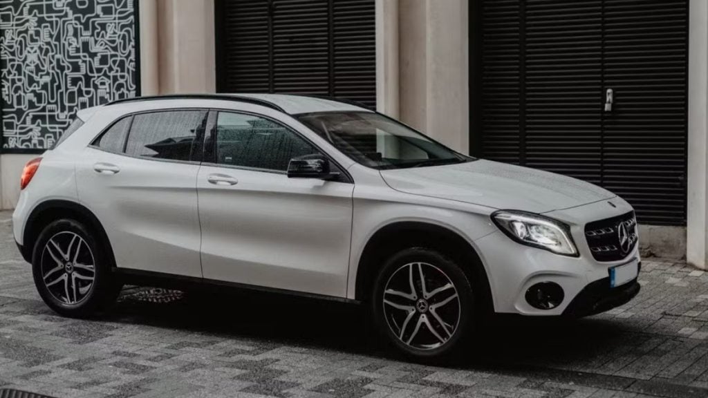 Daniela's Mercedes-Benz GLA — A stylish and well-equipped luxury crossover, perfect for a comfortable drive to the Alps, available on Turo.