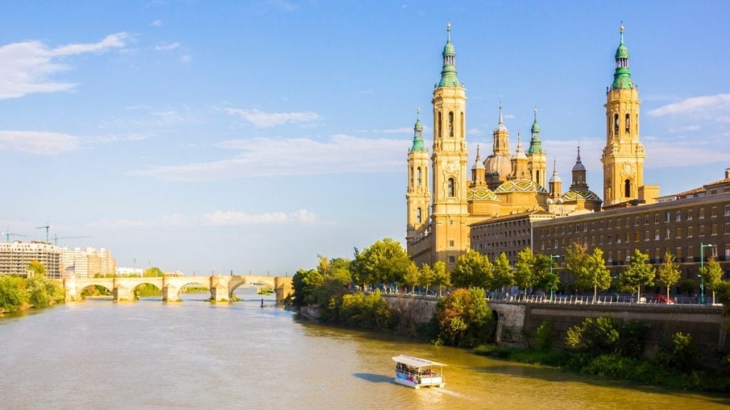 Basílica del Pilar in Zaragoza, Spain