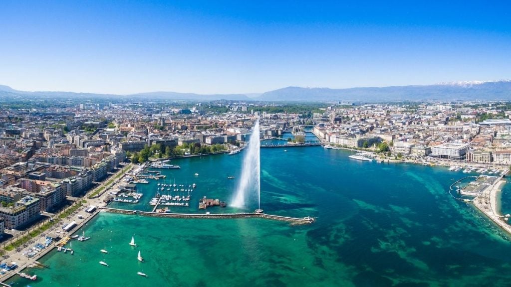 Geneva City in Switzerland