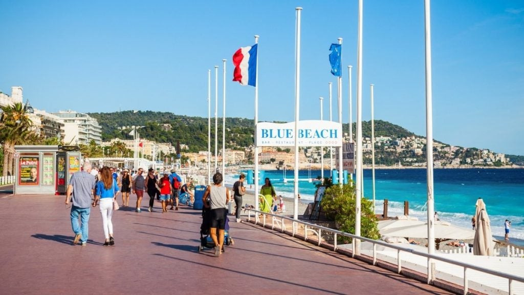 Promenade des Anglais in Nice