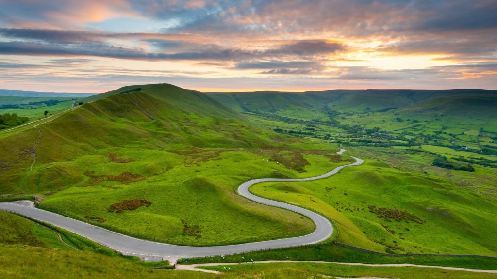 Edale Valley Road, Peak District National Park