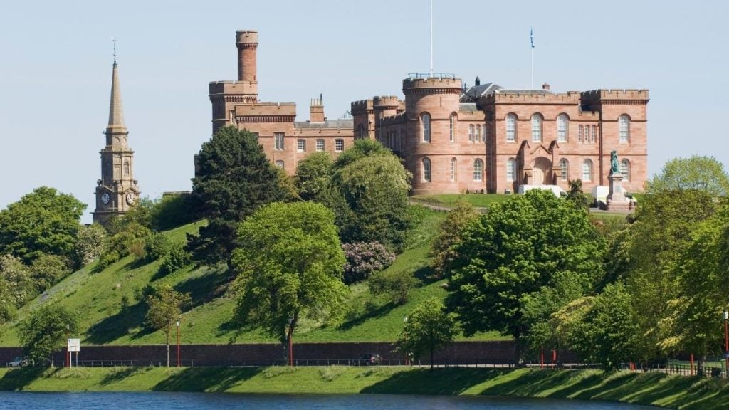 Inverness Castle in Scotland