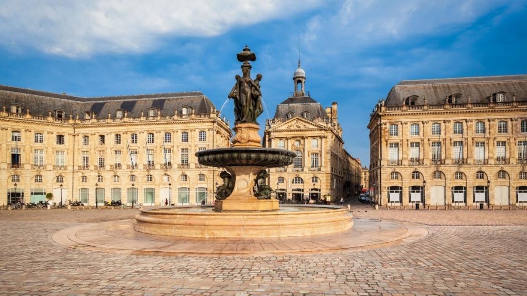 Place de la Bourse square, Bordeaux, France